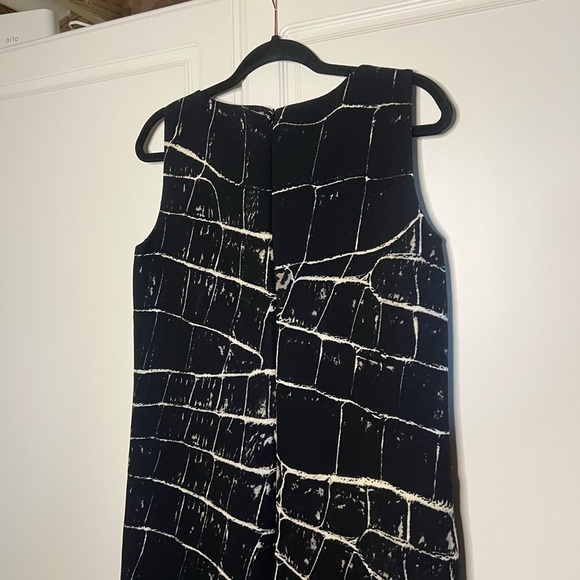 Max Mara 100%Virgin Wool Crocodile Print Shift Dress - Picture 11 of 12